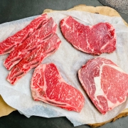 [Natural Beef] 1팩에 4종(LA갈비,꽃등심,티본,갈비살) 우복이키트