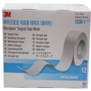 3M_종이반창고/의료용테이프/마이크로포(Micropore)_흰색